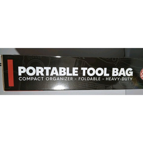 Portable Tool Bag organizer foldable heavy duty 10.5"x11.5"19.5"new in box #1439 - Picture 6 of 9